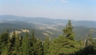 Widok ze szczytu zbocza przy penjsonacie Monte Negro
