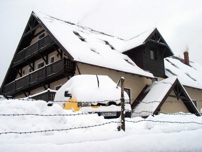 Pensjonat Monte Negro zimą